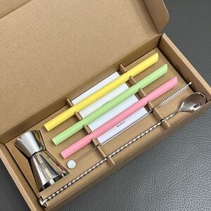 Brand New Stainless Steel Bar Set